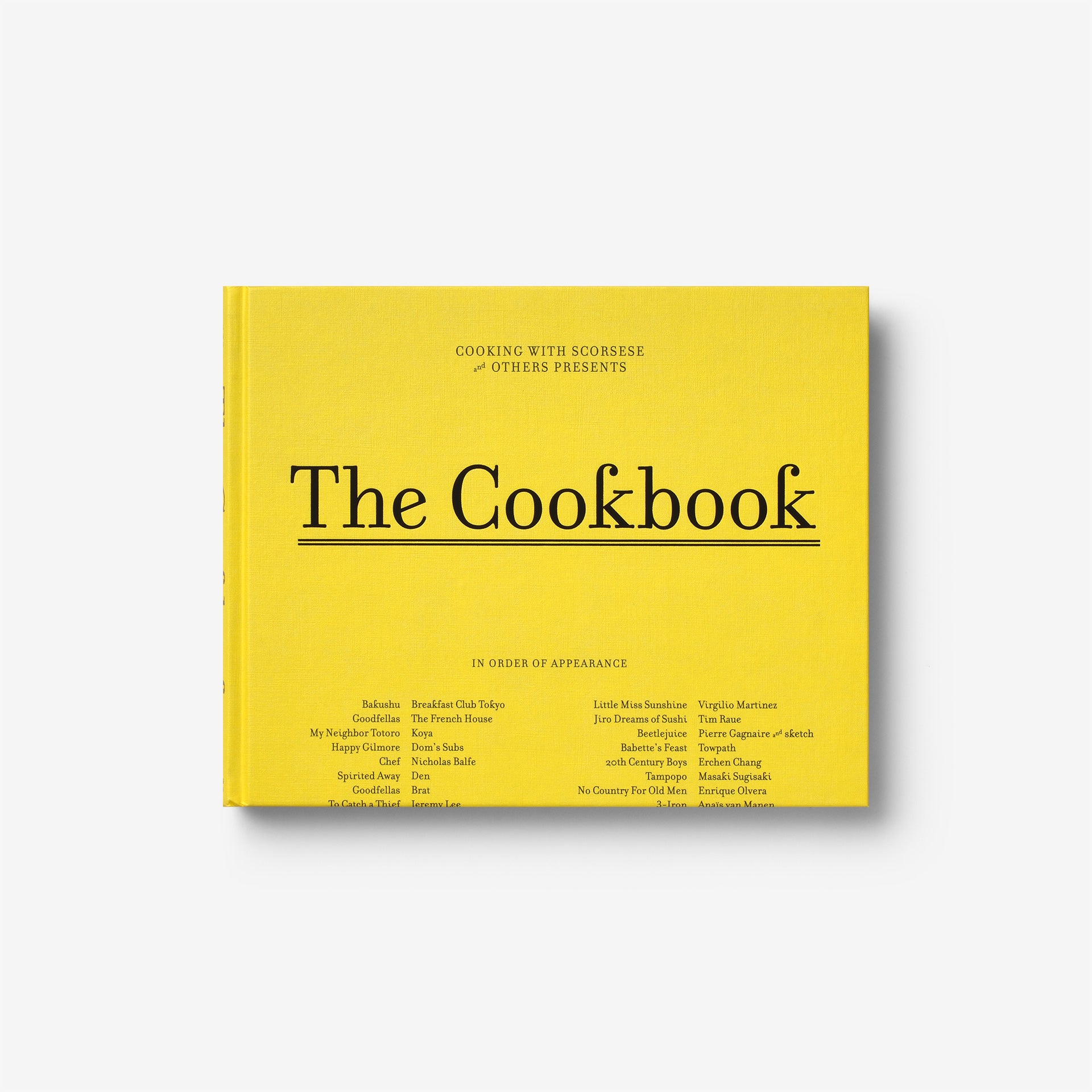 Cooking with Scorsese: The Cookbook