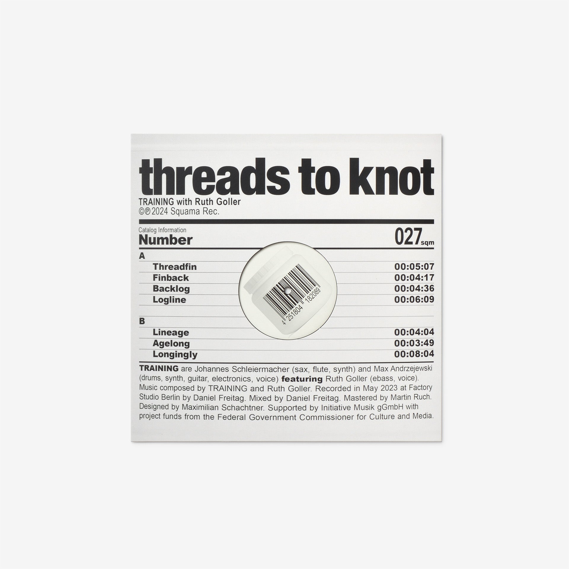 threads to knot